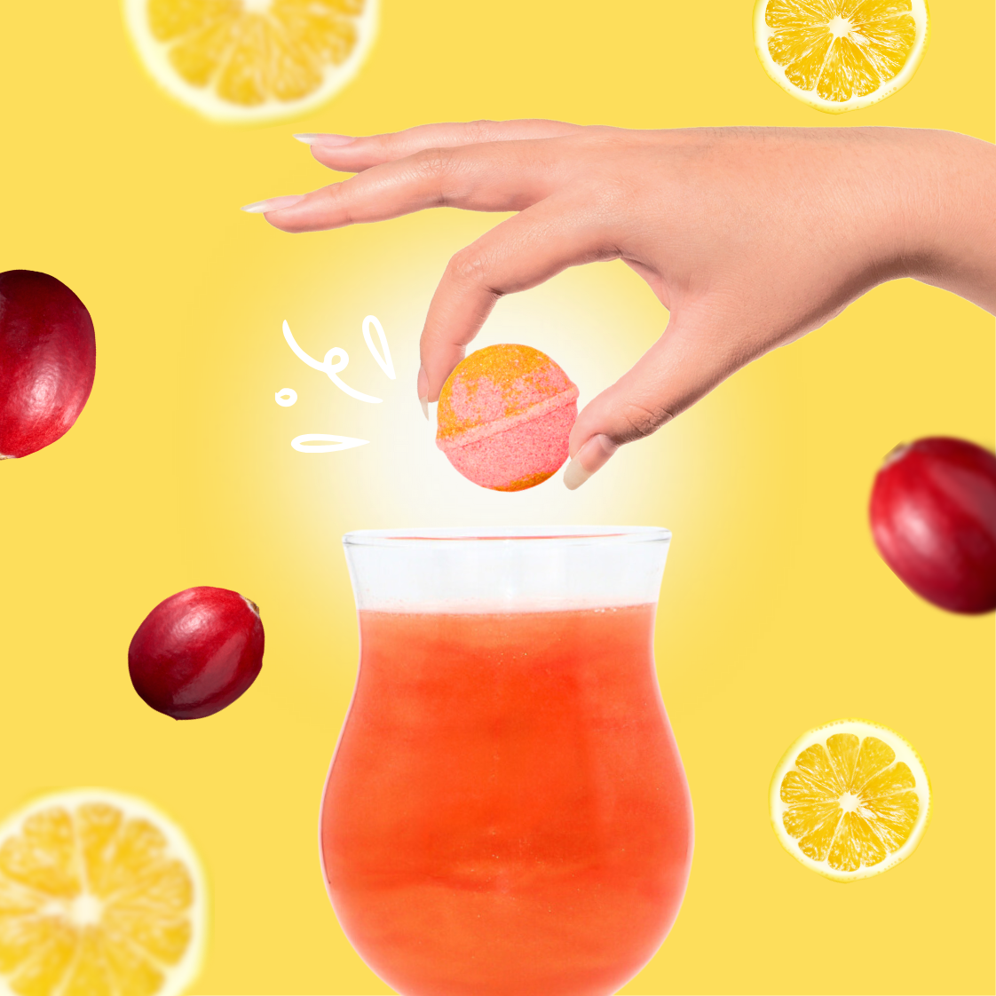 CRANBERRY LEMONADE - COCKTAIL BOMB